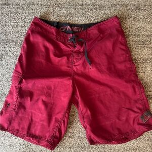 O'Neill Red Board Shorts Quick-Drying Swimwear